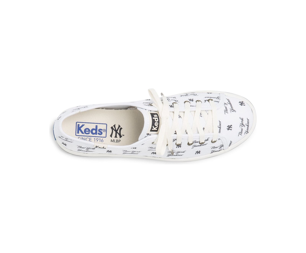 Womens Keds Sneakers - Kickstart MLB® - White - 7849-XZYUP